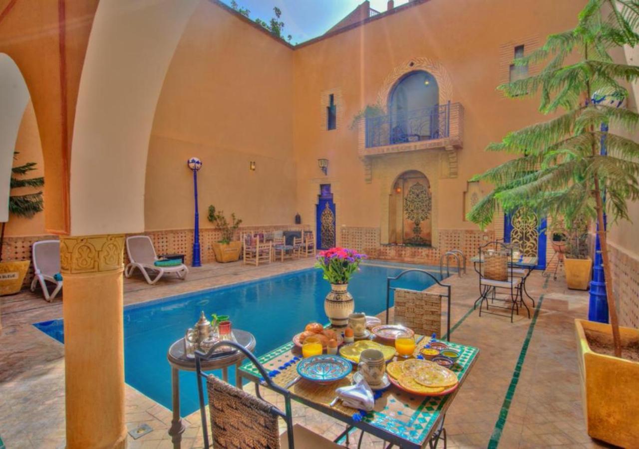 Riad La Villa Bleue & Spa Марракеш Экстерьер фото